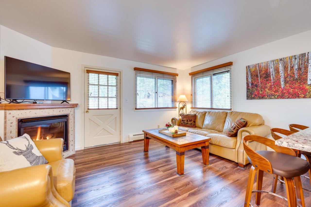 Estes Park Condo Rental Balcony With River Views! Exterior photo
