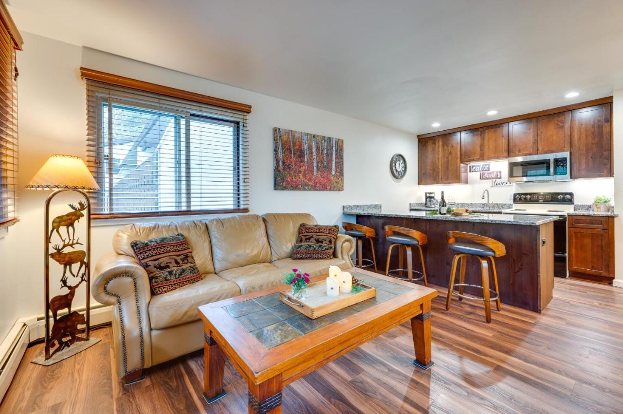 Estes Park Condo Rental Balcony With River Views! Exterior photo
